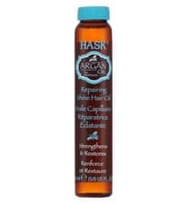 Image of Hask Argan oil from Morocco repairing shine hair oil vial 18ml