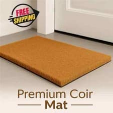 Image of Door Mat Coir Entrance Matting Heavy Duty Lift Dirt Foyer Lobby Reception Mats