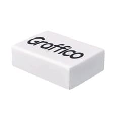 Image of Graffico Plastic Eraser White (Pack of 45) EN05992
