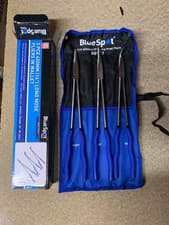 Image of BlueSpot 3pc Extra Long Nose Pliers Set Straight Bent Nose Plier 16" Inch