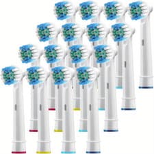 Image of Electric Toothbrush Heads Compatible With Oral B Braun Replacement Brush Heads