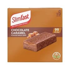 Image of SlimFast Snack Bars 25g 6 Pack - Chocolate Caramel x5