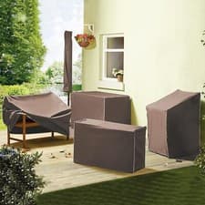 Image of Garden Furniture Covers Mocha 100% Weatherproof Green or Mocha