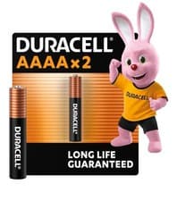 Image of 2 AAAA DURACELL ULTRA Batteries MN2500 1.5V E96
