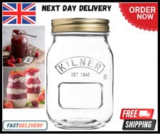 Image of Preserve Jar 0.5L (500ml) Round Glass Screw Top Lid Preservation Storage Jar