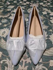 Image of Clarks Women's Shoes Size 4 D Sensa 15 Lux Blue Leather