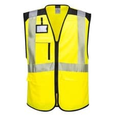 Image of Portwest PW3 Hi-Vis Executive Vest Lightweight Reflective PW309