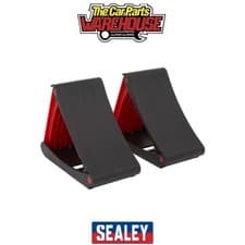 Image of Sealey WCF01 Folding Wheel Chocks - Pair