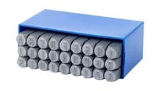Image of GRAVUREM-SR Standard-round Letter Punch Set A-Z,& / 8mm