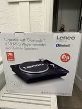 Image of Lenco LS-55BK UK Turntable Vinyl Record Player