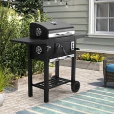 Image of Outdoor XL Smoker Barbecue Charcoal Portable BBQ Grill