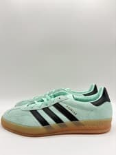 Image of Adidas Men's Gazelle Indoor Originals Size 11 Clear Mint/Black Gum |IH7488|