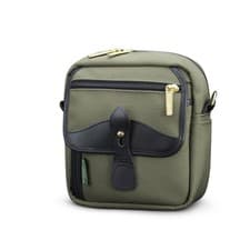 Image of Billingham Pola Stowaway Camera Shoulder Bag - Sage FibreNyte/ Black