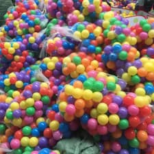 Image of 100x Soft Plastic Pit Balls for Kids Pool Tent Outdoor Play UK
