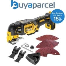 Image of Dewalt DCS356N 18v XR Brushless Oscillating Multi Tool 3 Speed + 29 Accessories