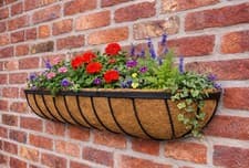 Image of Garden Window Box Garden Wall Mounted Basket Hangable Plant Pot Box Large
