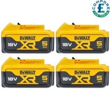 Image of DEWALT Genuine DCB184 18V XR 5.0Ah Li-ion Cordless Slide Battery Pack of 4