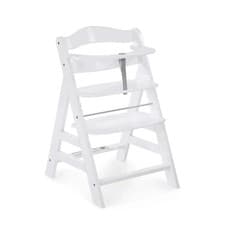 Image of Hauck Alpha+ Wooden Highchair - White