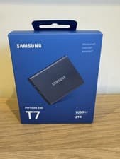 Image of Samsung T7 Portable SSD - 2 TB - USB 3.2 Gen.2 External SSD Titanium Grey