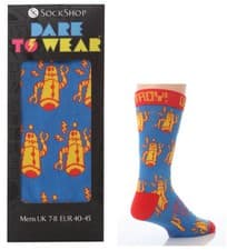 Image of 1 PAIR DARE TO WEAR SOCKS IN GIFT BOX 7-11 UK 40-45 EUR - SOCKSHOP - DESTROY