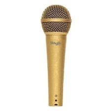 Image of Stagg SDM50 Cardioid Dynamic Microphone Gold Limited Edition