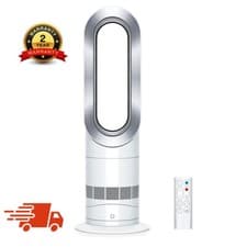 Image of Dyson Hot+Cool Jet Focus AM09 Fan Heater White / Silver With 2 Year Warranty
