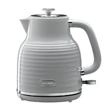 Image of Daewoo Sienna Jug Kettle 1.7 Litre Cordless 360° Base 3KW Rapid Boil Grey Cream
