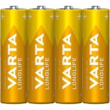 Image of Varta Longlife Mignon AA Battery 4106 (4 foil pack)