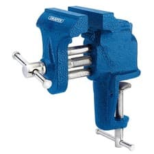 Image of Draper Bench Vice 75mm Cast Iron With Serrated Curved Jaws 40mm Capacity 38267