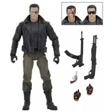 Image of NECA Terminator Ultimate T-800 Police Station Assault 7'' Action Figure Toy Gift