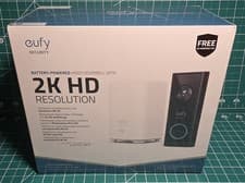Image of Eufy Security 2K Hd Battery Powered Video Doorbell With Homebase 2 New & Sealed