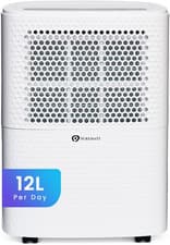 Image of Puremate 12L/Day Dehumidifier with Air Purifier, Digital Humidity Display, 12 Li