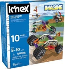 Image of K'NEX | Fun Fast Vehicles Building Set 10 Model Beginner | Construction Toys...