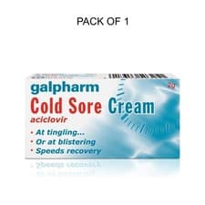 Image of GALPHARM COLD SORE RELIEF CREAM 2G FAST HEALING PROTECTION FOR LIP AND FACE