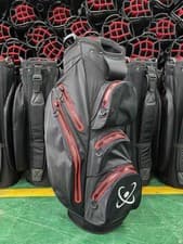 Image of WATERPROOF 14 WAY GOLF CART BAG 7 WATERPROOF ZIPS LIGHTWEIGHT