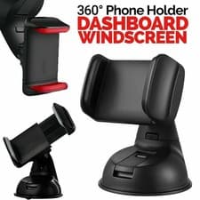 Image of 360 In Car Mobile Phone Holder Dashboard Suction Home Universal Mount Windscreen
