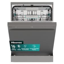 Image of Hisense Hi6 Freestanding Dishwasher - WiFi-enabled A-Rated - Graphit HS673A90XUK