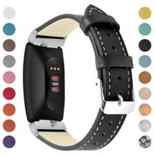 Image of For Fitbit Inspire 3/2/Inspire/HR Strap Band Leather Strap Replacement Wristband