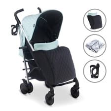 Image of My Babiie MB51 Plus Stroller - Quilted Aqua
