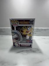 Image of John Cena Signed Peacemaker Funko Pop #1237 WonderCon Exclusive AUTO + COA + CN