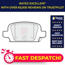 Image of Brake Pads Set fits VAUXHALL CORSA C 1.8 Rear 00 to 06 Z18XE 09200132 9200132