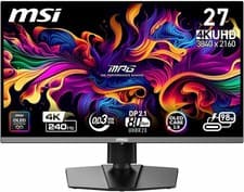 Image of MSI 27inch MPG 272URX QD-OLED 3860 x 2160 240Hz A-Sync Gaming Monitor - Refurb