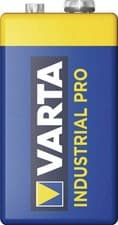Image of Varta Industrial Pro 9V Alkaline 6LR61 Batteries E Block 6AM6 MN1604 EN22 New