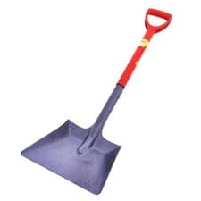 Image of Builders Shovel Heavy Duty Square Mouth Spade Gardening Builders Steel U1850