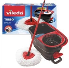 Image of Vileda Easy Wring and Clean Turbo Spin Mop and Bucket Set
