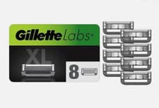 Image of Gillette Labs Razor Blade Refills | Pack of 8 XL | 100% GENUINE & SEALED - UK