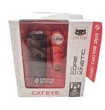 Image of Cateye Sync Core / Sync Kinetic Bluetooth Connected Front & Rear Bike Light Set