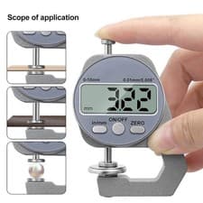 Image of Digital Thickness Gauge LCD Display Electronic Caliper Measuring Tool 0-10mm P