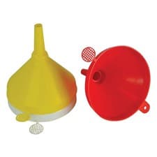 Image of Faithfull Plastic Funnel 150mm Set, 3 Piece