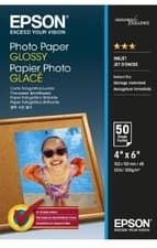 Image of Epson Glossy Photo Paper 10x15cm (6x4) – 50 Sheets – Original Epson – C13S042547